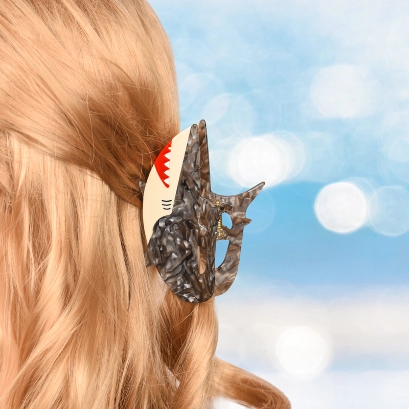 Cute Marine Style Modern Style Women’s Animal Fish Acetic Acid Sheets Hair Claws