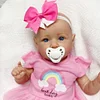 20'' Bald Holland With Blue Eyes, Lifelike Handmade Soft Body, Weighted Reborn Silicone Baby Girl - RBBI-Myrebornbabydoll&reg; Myrebornbabydoll&reg;