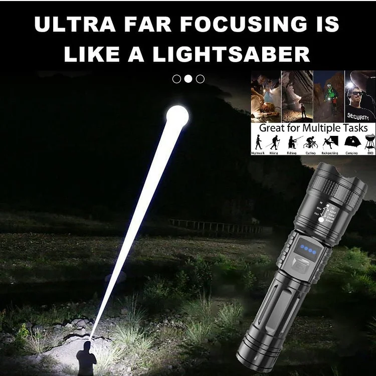 🔥 2025 The Ultimate Survival Flashlight 