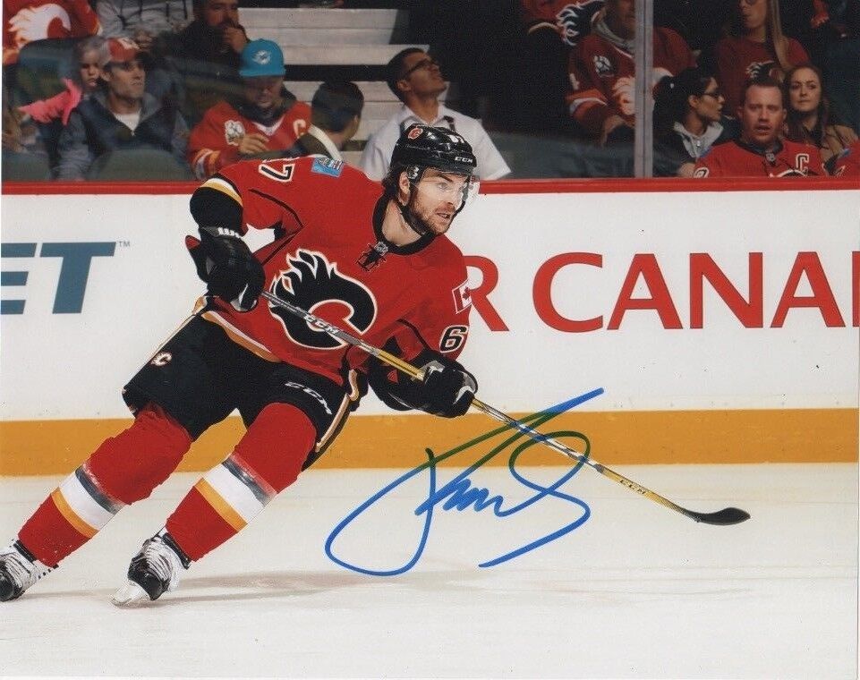 Calgary Flames Michael Frolik Autographed Signed 8x10 NHL Photo Poster painting COA B