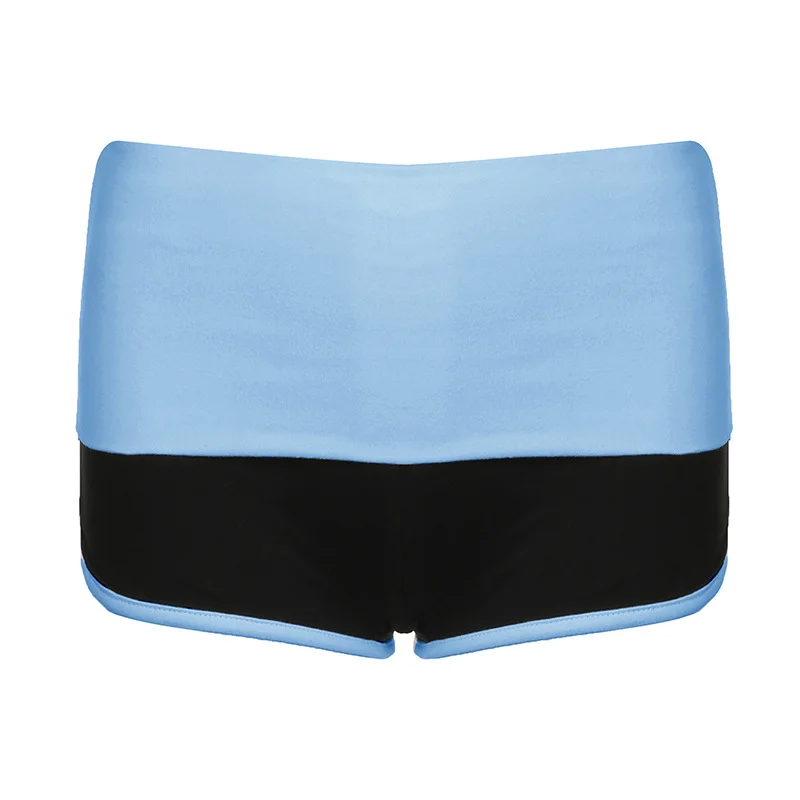Ueong Sports Hit Hot Girls' Low-Waist Hip Slim Shorts 2024 New Tight Basic Casual Pants