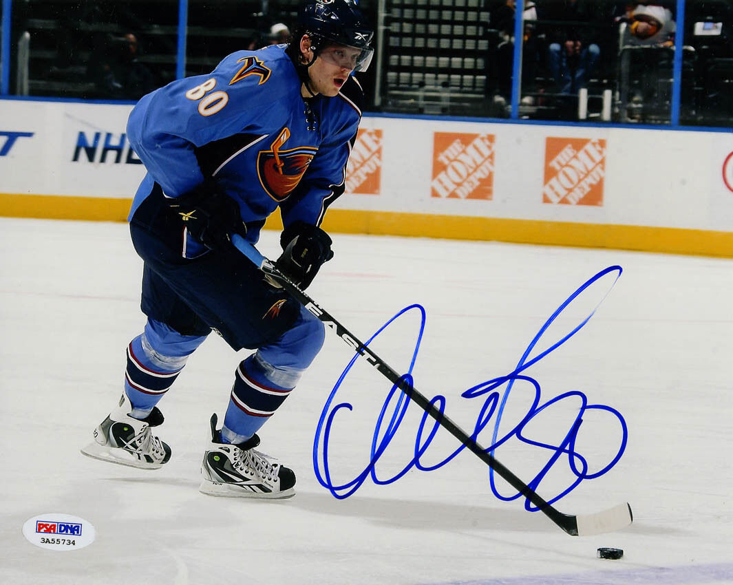 Nik Antropov SIGNED 8x10 Photo Poster painting Atlanta Thrashers ITP PSA/DNA AUTOGRAPHED