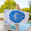 Double-sided Velvet Beach Towel For Seaside Swimming, Water-Absorbent And Sand-Free Bath Towel, Breathable, Skin-Friendly, Quick-Drying BeachTowel For Swimming, Travel, Men And Women