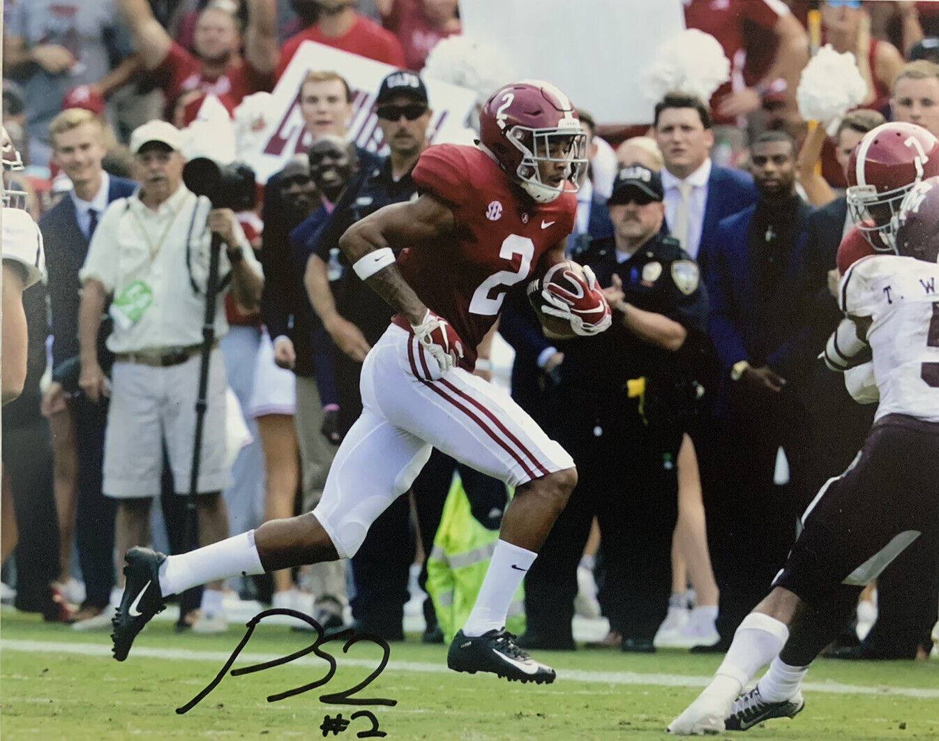 PATRICK SURTAIN JR HAND SIGNED 8x10 Photo Poster painting ALABAMA FOOTBALL AUTHENTIC AUTOGRAPH