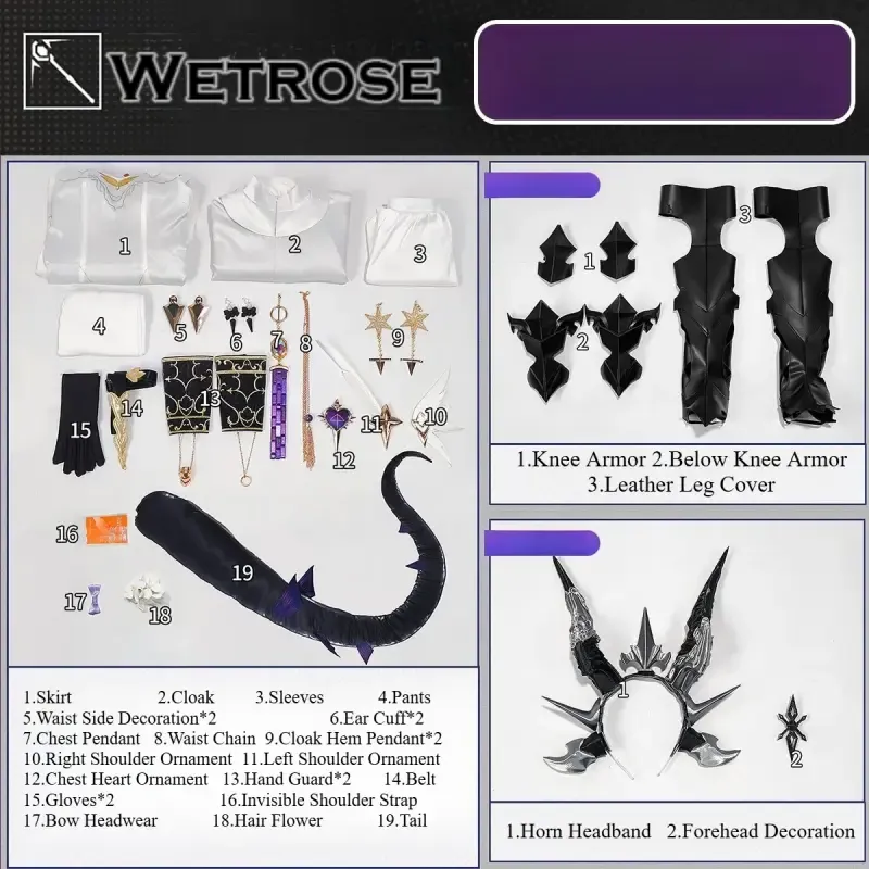 [Wetrose] Pre-Order Arknights Necrass Ambience Synesthesia 2026 Game Outfit Cosplay Costume