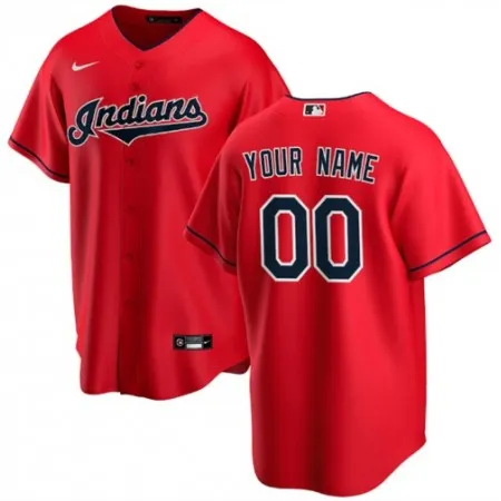 Men's Cleveland indians Customized Stitched MLB Jersey Z5WH