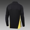 Joyfball 2024/2025 Dortmund Half-Pull Training Suit Black Jersey 1:1 Thai Quality Set