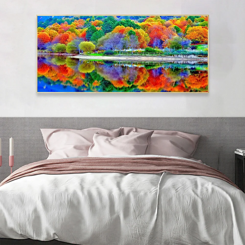 Diamond Painting - Full Round Drill - Color Forest(85*45cm)