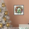 Diamond Painting-DIY Full Round Drill Green Wreath(40x40cm)