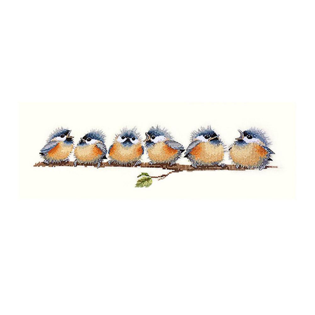 

Hi On The Branches - 11CT Stamped Cross Stitch - 52*22cm, 501 Original