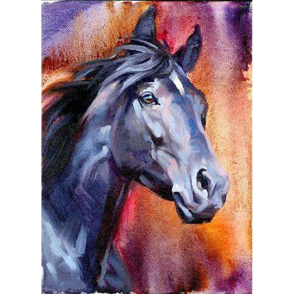 

30*40CM - Horse - Round Drill Diamond Painting, 501 Original