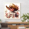 Diamond Painting-DIY Full Round Drill Western Cowboy Doll