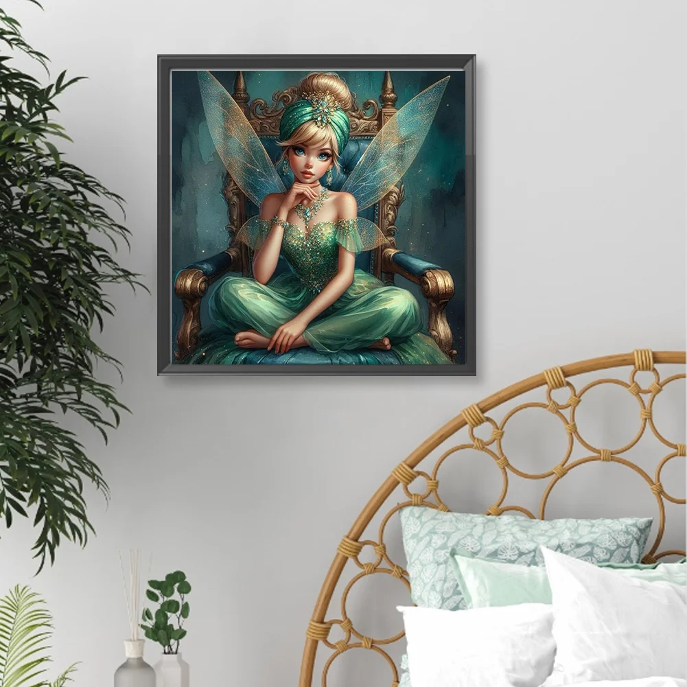 Diamond Painting - Full Round Drill - Tinker Belle(Canvas|40*40cm)