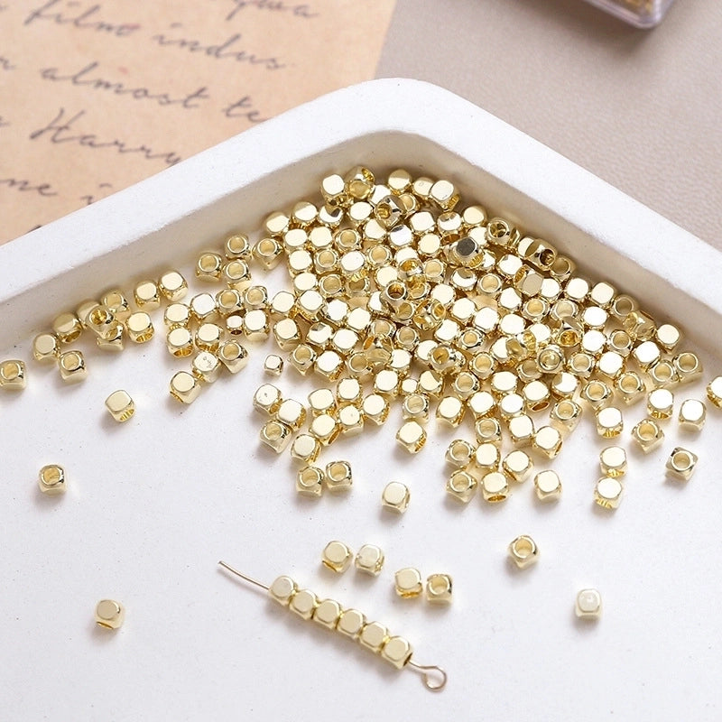 10 Pieces Diameter 3mm Diameter 4mm Diameter 5mm Copper Solid Color Beads