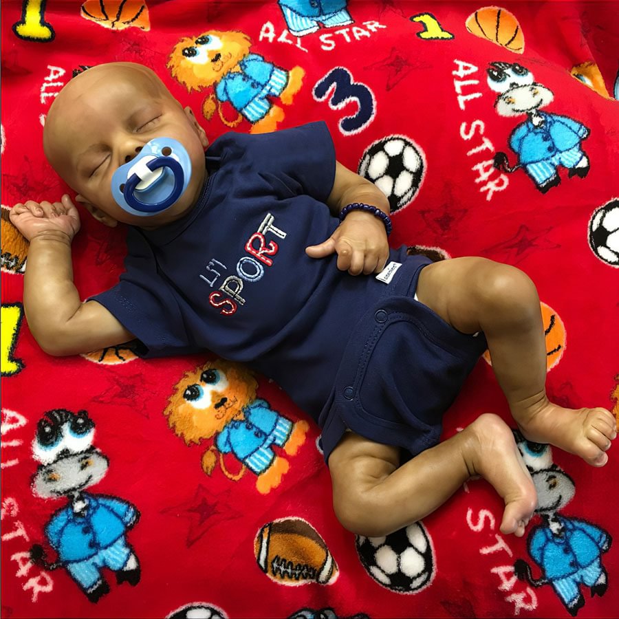 [Special Offer Reborn Mini Doll] 12'' Realistic vincent Reborn Baby Doll Afrcian American Boy neil