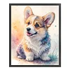 Corgi Dog-11CT Stamped Cross Stitch 40*50cm/15.75*19.69in