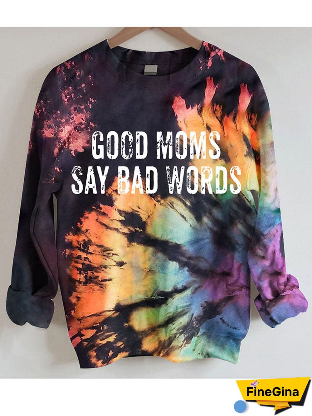 Crew Neck Letter Printed Sweatshirt