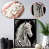Diamond Painting-DIY Special Shaped Drill Pearl Painting Horse(30x40cm)