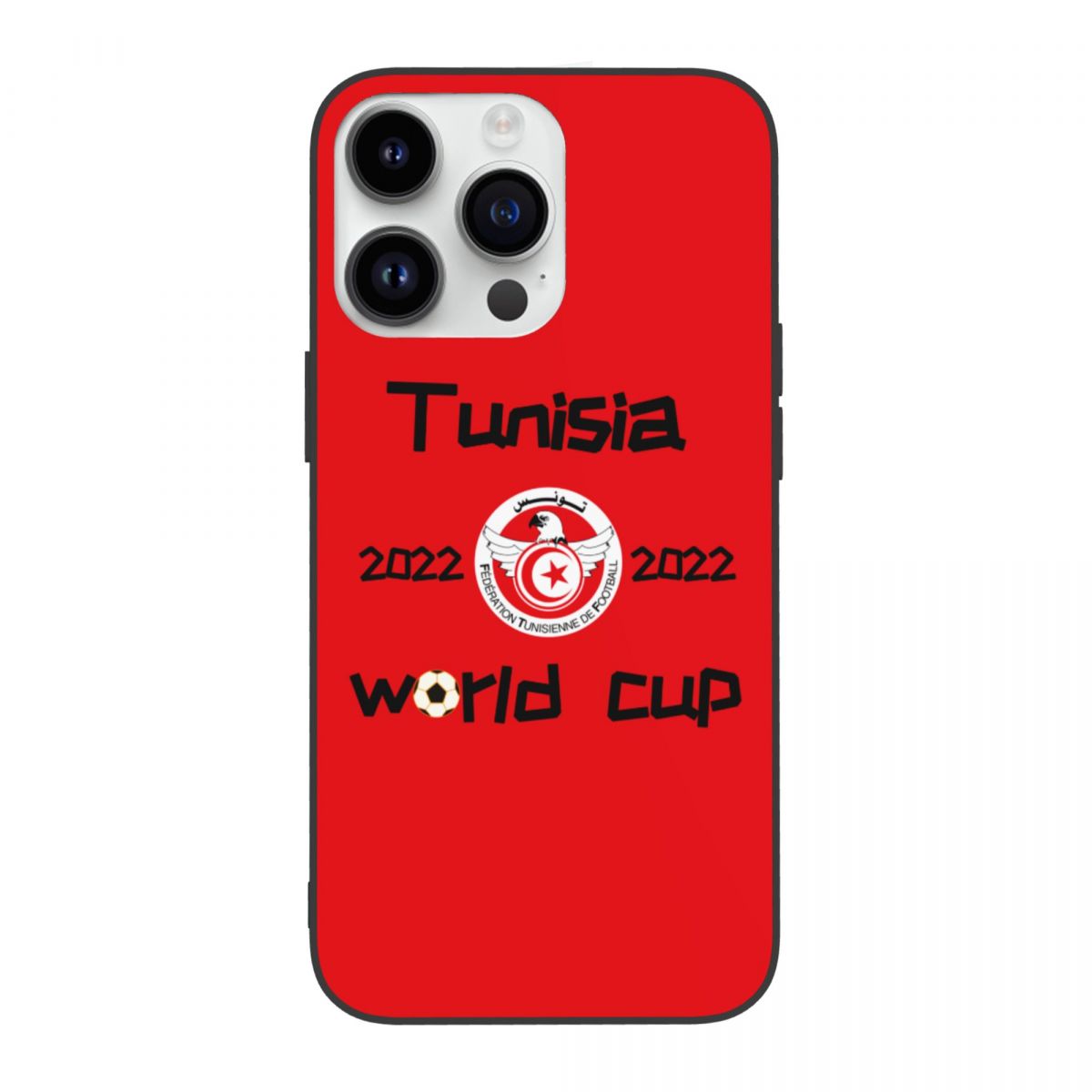 Tunisia 2022 World Cup Team Logo iPhone 14 Case Cover