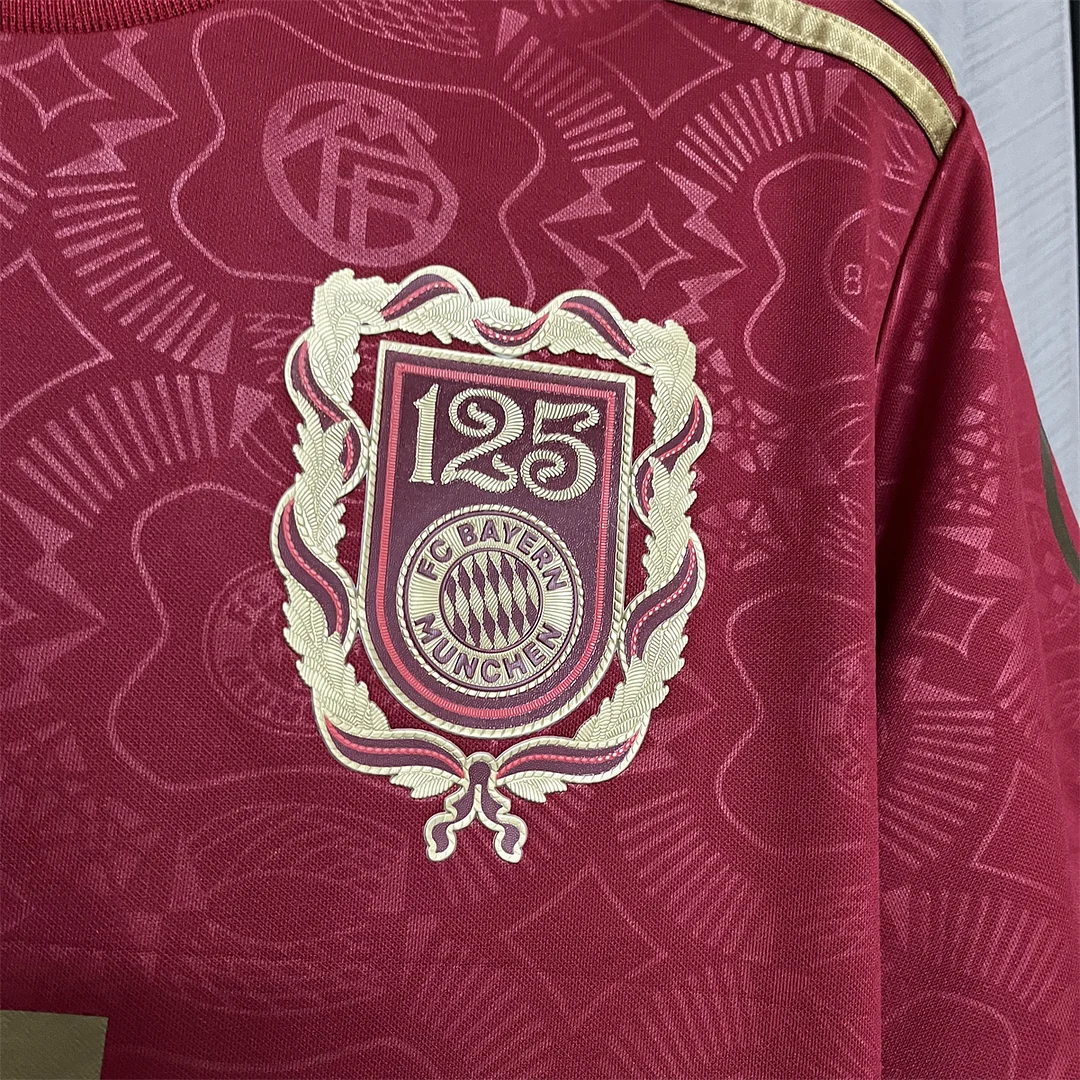 25/26 Bayern Munich 125th Anniversary Red Football Shirt Thai Quality