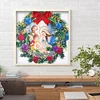 >SALE<Diamond Painted 5D DIY Christmas wreath Partial Special Rhinestone Set