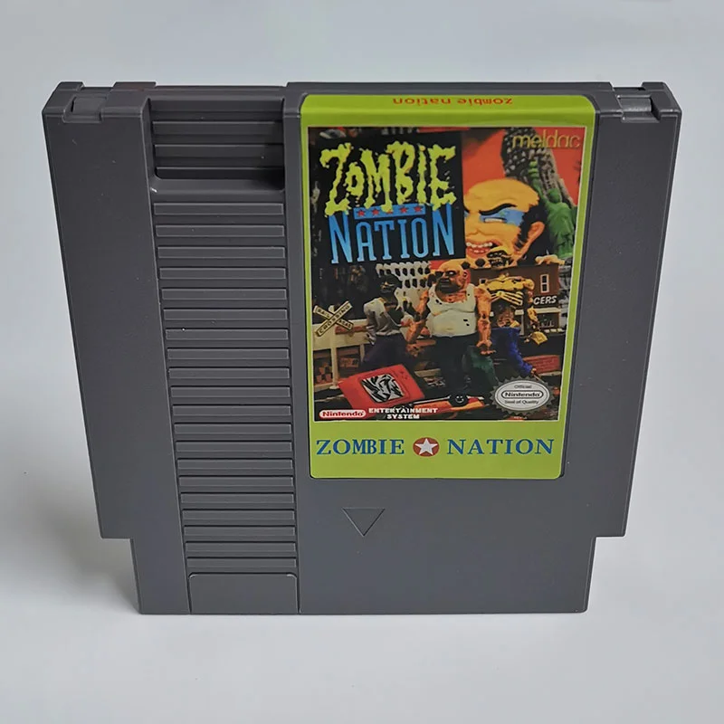 Zombie Nation For Nintendo NES - 8 Bit Game Cartridge