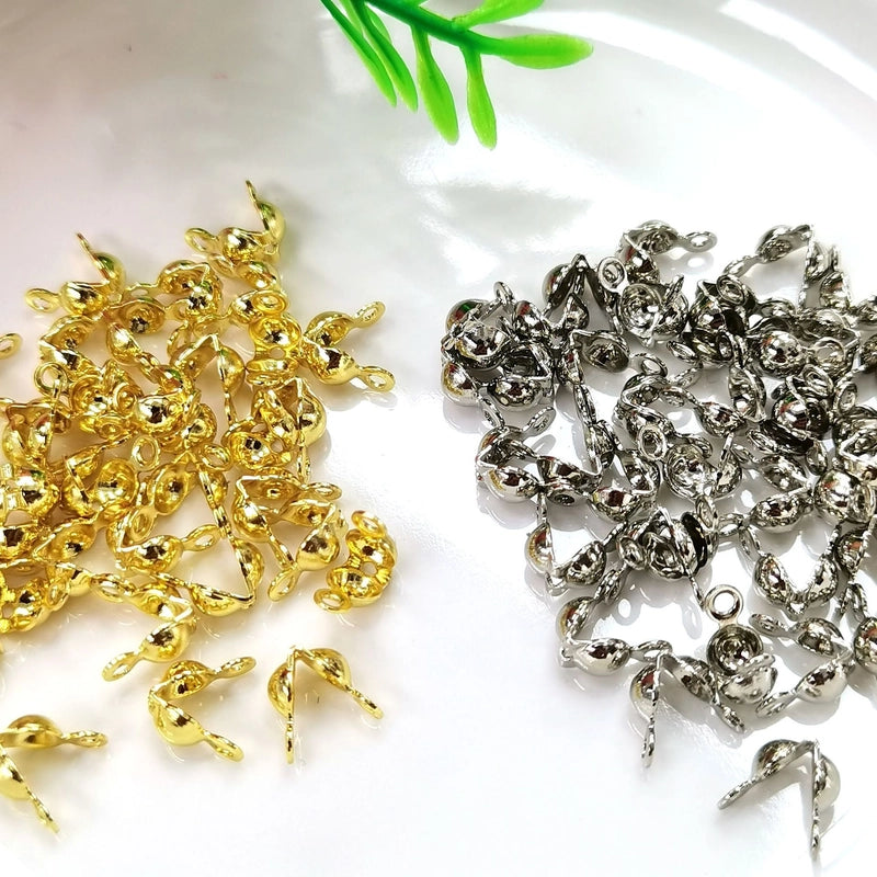 100 PCS/Package Copper Solid Color Jewelry Buckle