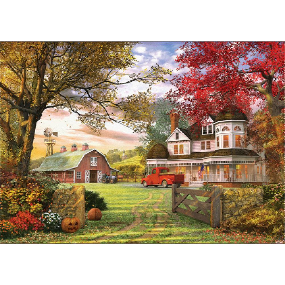 

40*30CM - Garden Life - Round Drill Diamond Painting, 501 Original