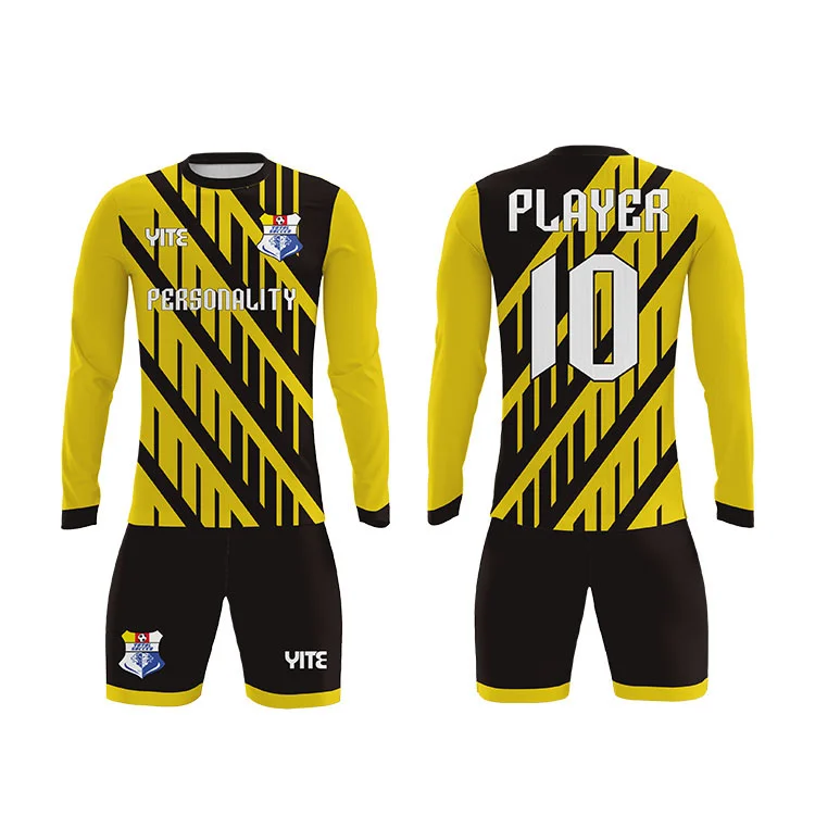 custom long sleeve soccer jersey 