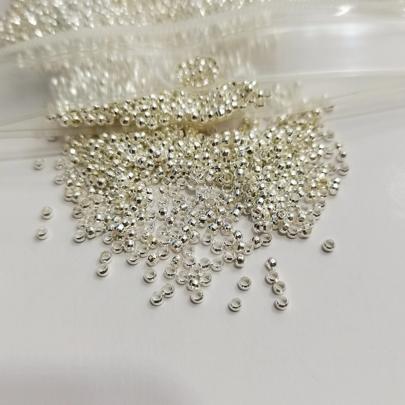 100 PCS/Package Copper Solid Color Beads