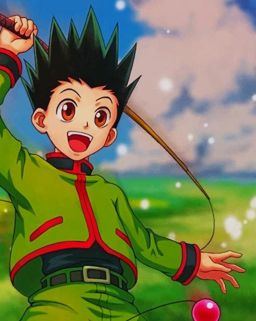 

Gon Freecss Hunter X Hunter – Paint By Numbers - 40*50CM, 501 Original