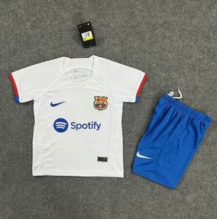 2023-2024 KIDS Barcelona awayFootball Shirt 1:1 Thai Quality