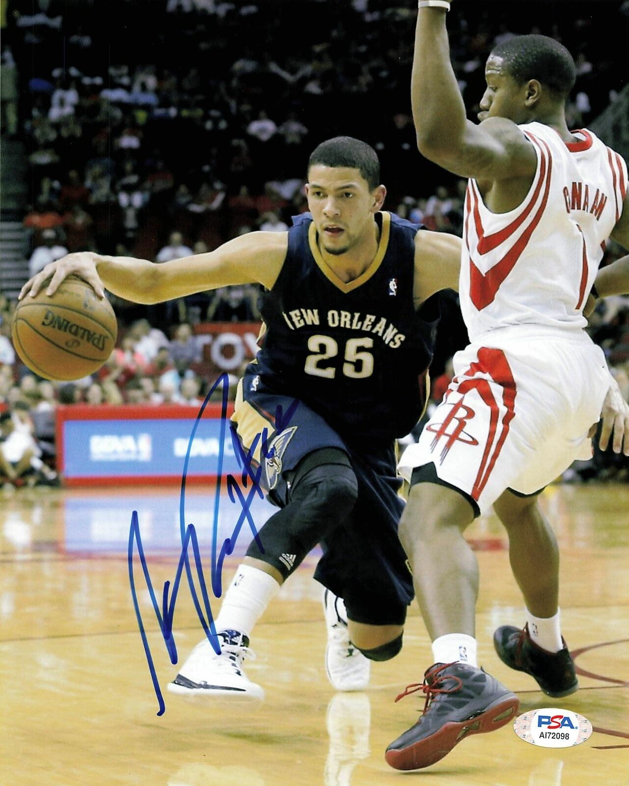 Austin Rivers signed 8x10 Photo Poster painting PSA/DNA New Orleans Hornets Autographed