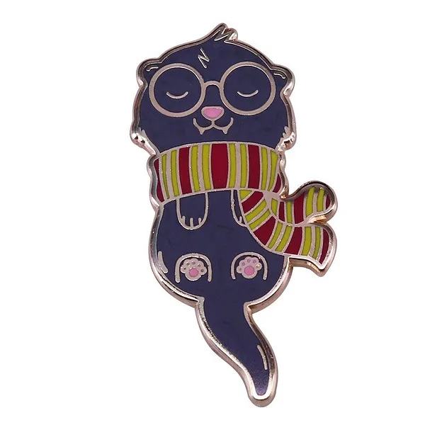 Foto del pin Gato Lector Místico