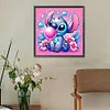 Blume niedlicher Stich - runder Bohrer Diamond Painting - 30*30cm
