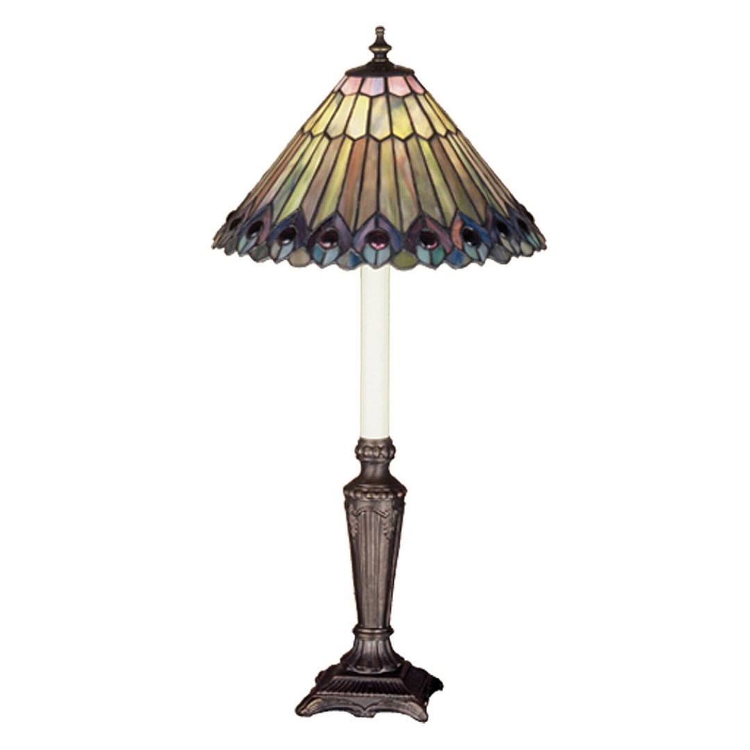 Tiffany 23" Metallic Table Lamp