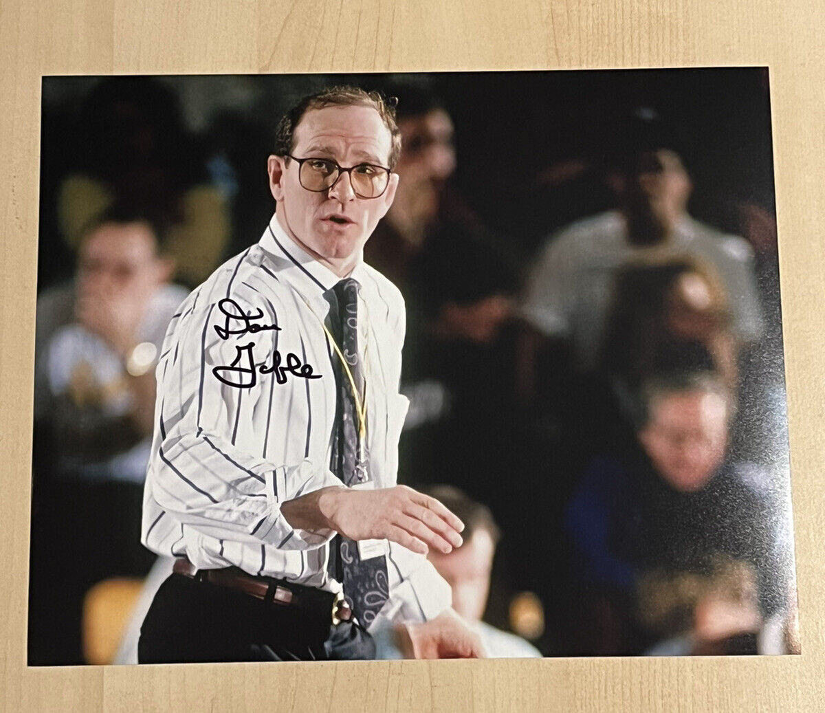 Dan Gable Signed Autographed 8x10 Photo Poster painting Iowa Hawkeyes Wrestling Legend Rare COA