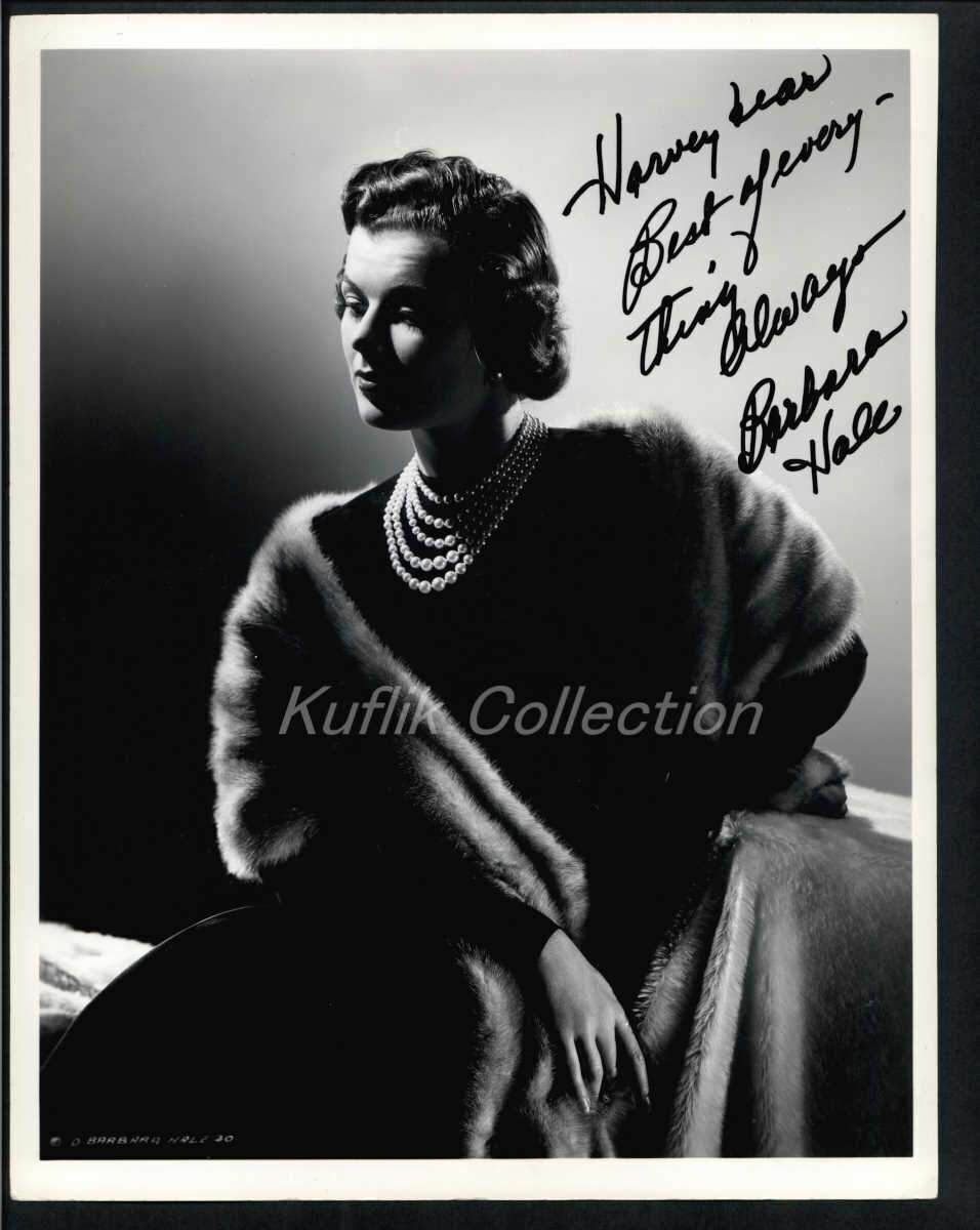 Barbara Hale - Signed Vintage Celebrity Autograph Photo Poster painting - Perry Mason