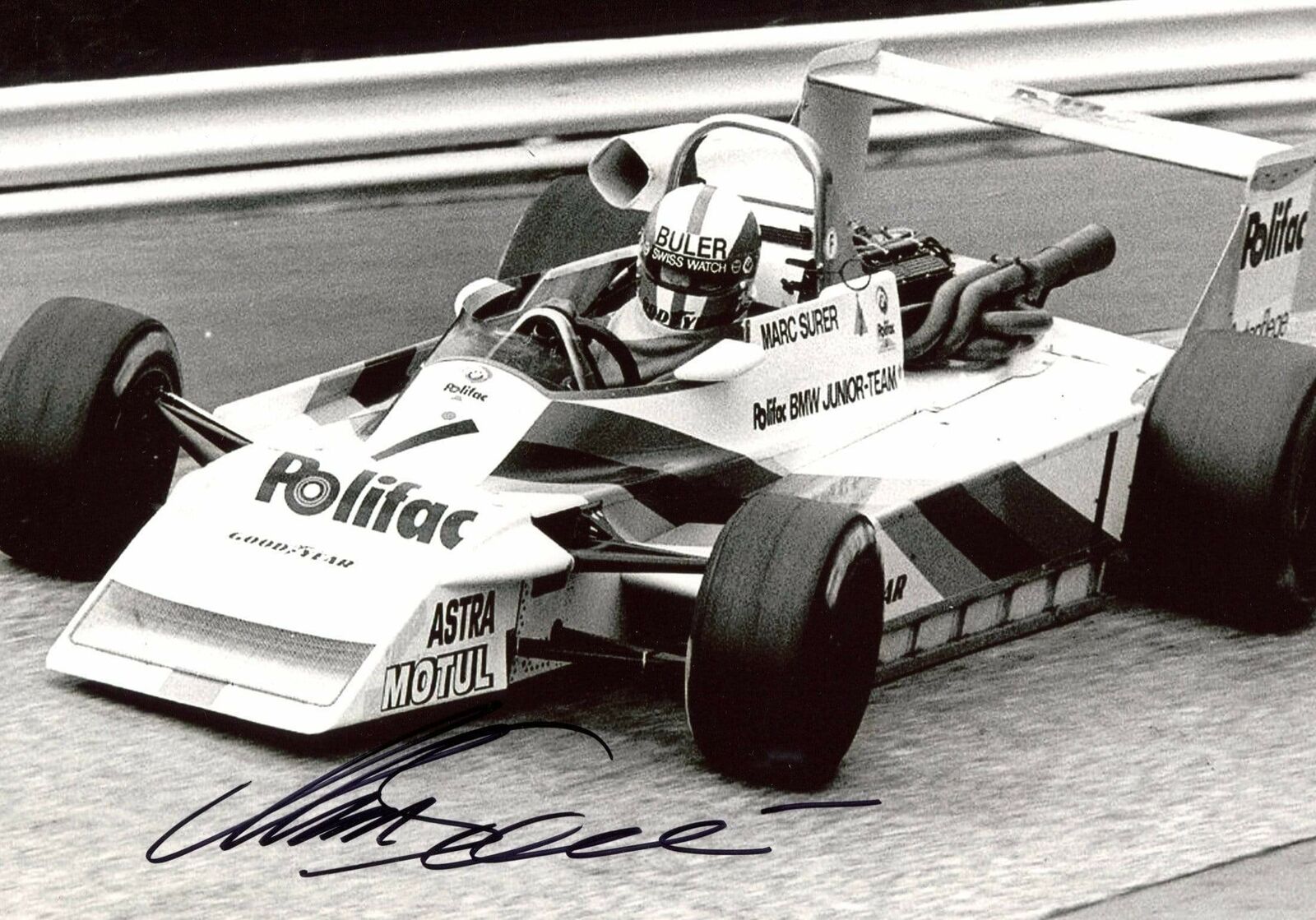 Marc Surer FORMULA ONE autograph, In-Person signed Photo Poster painting