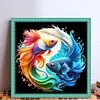 Tai Chi Fish-11CT Stamped Cross Stitch 40*40cm/15.75*15.75in tapestrymarket