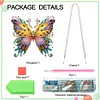 Diamond Painting Acrylic Streamer Butterfly Pendant for Wall Window