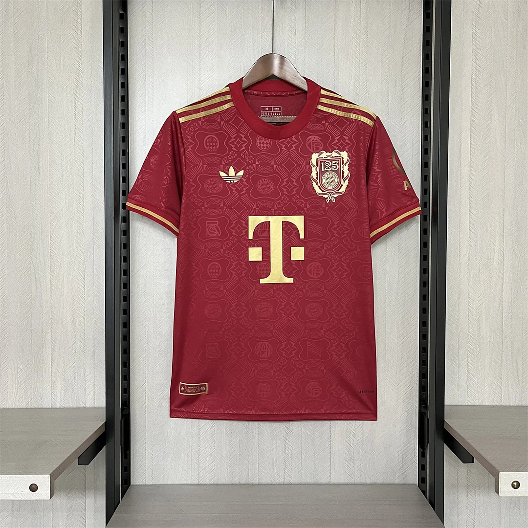 25/26 Bayern Munich 125th Anniversary Red Football Shirt Thai Quality
