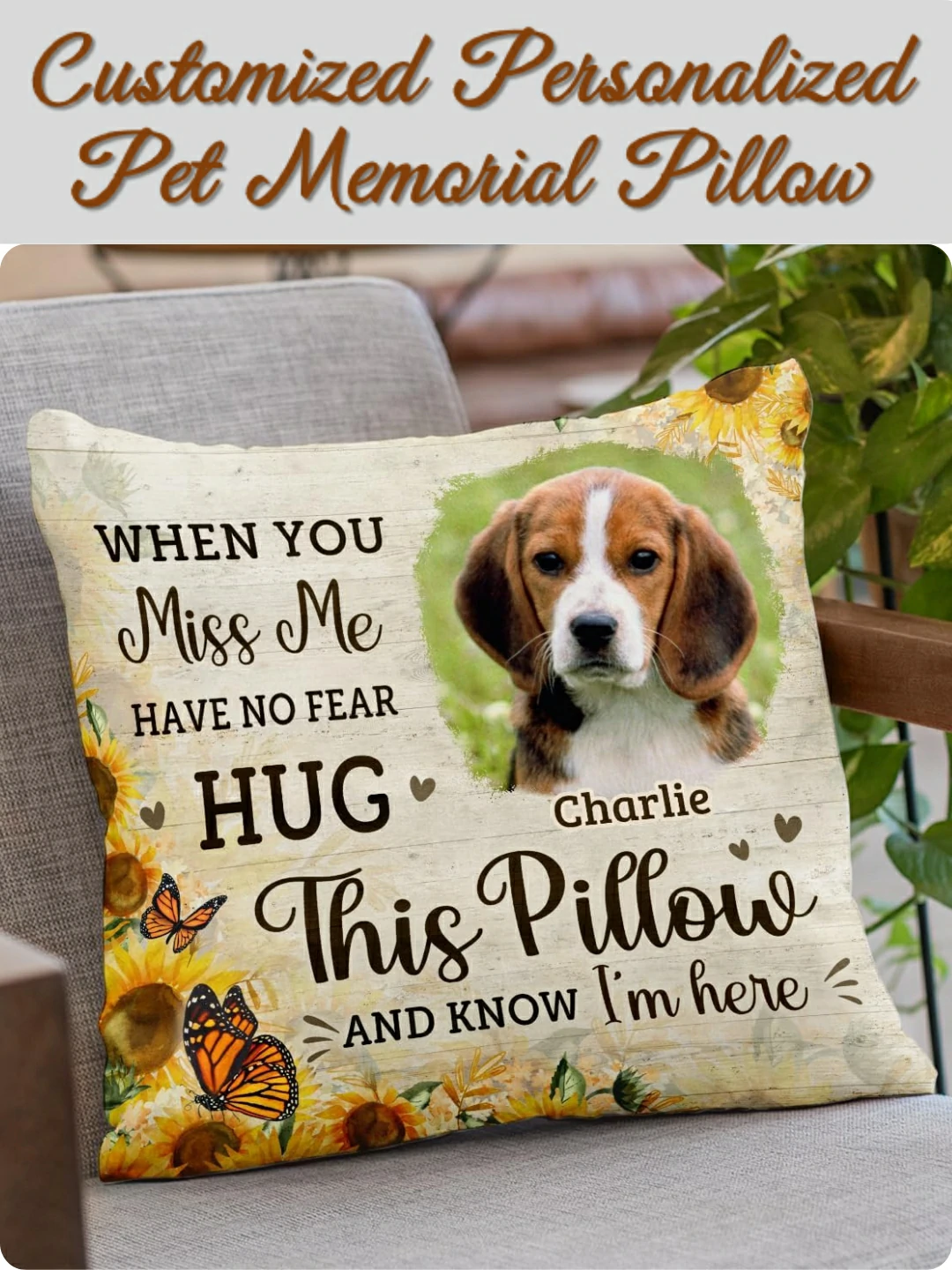 lookipet custom pet pillow