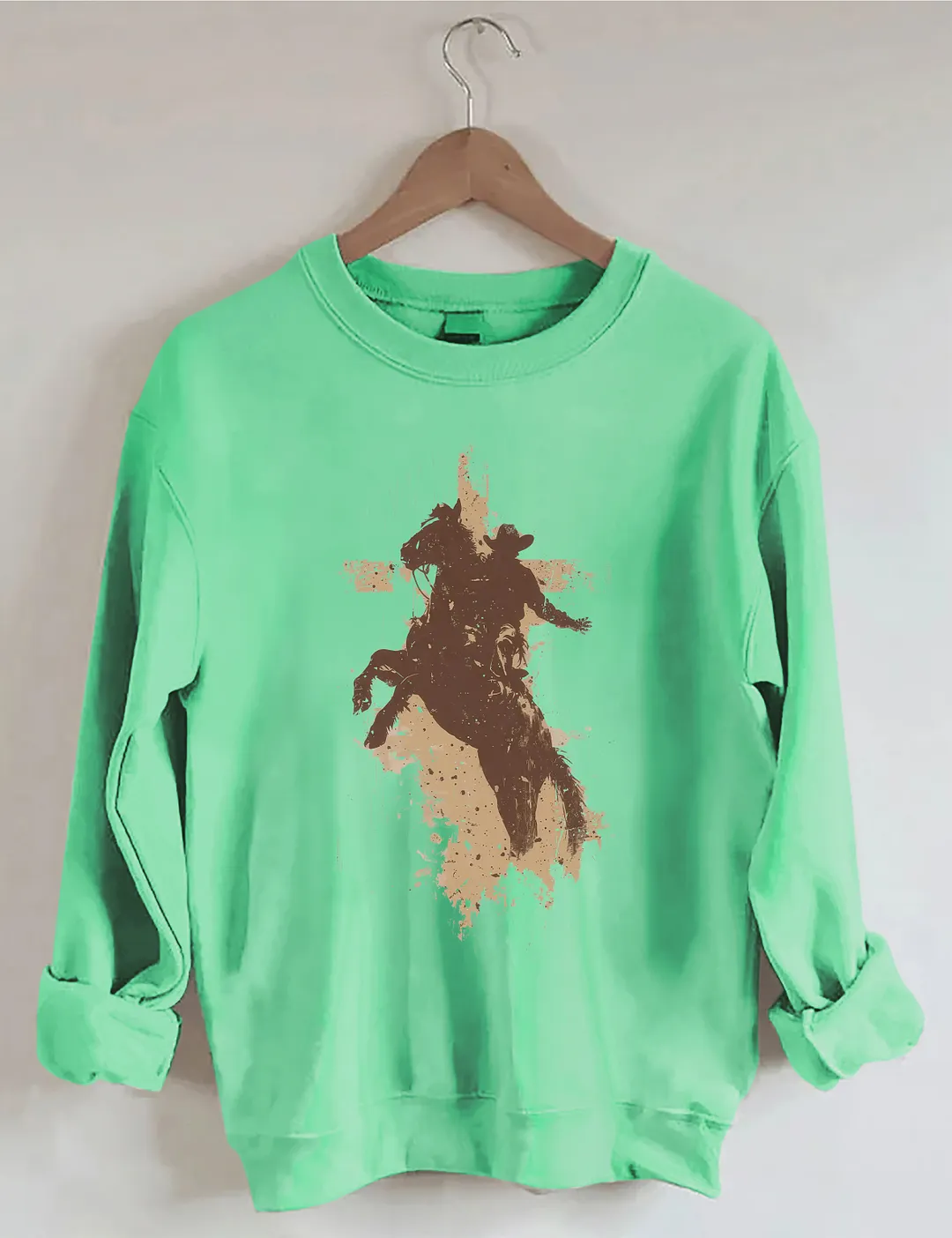 Western Christian Cowboy Sweatshirt
