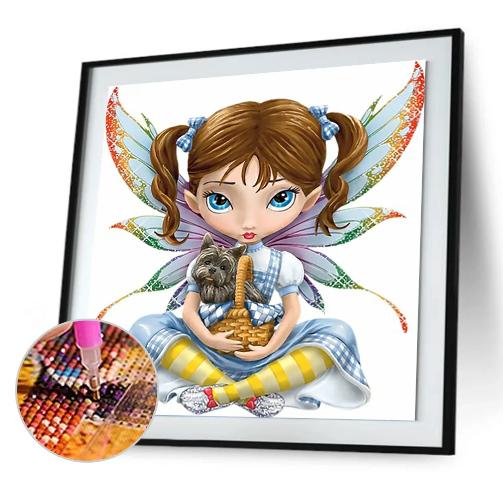 Full Round Diamond Painting 40*40cm - Big Eyes Doll