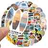 50 PCS California Transferable Stickers for DIY Project Laptop Suitcase Decorating