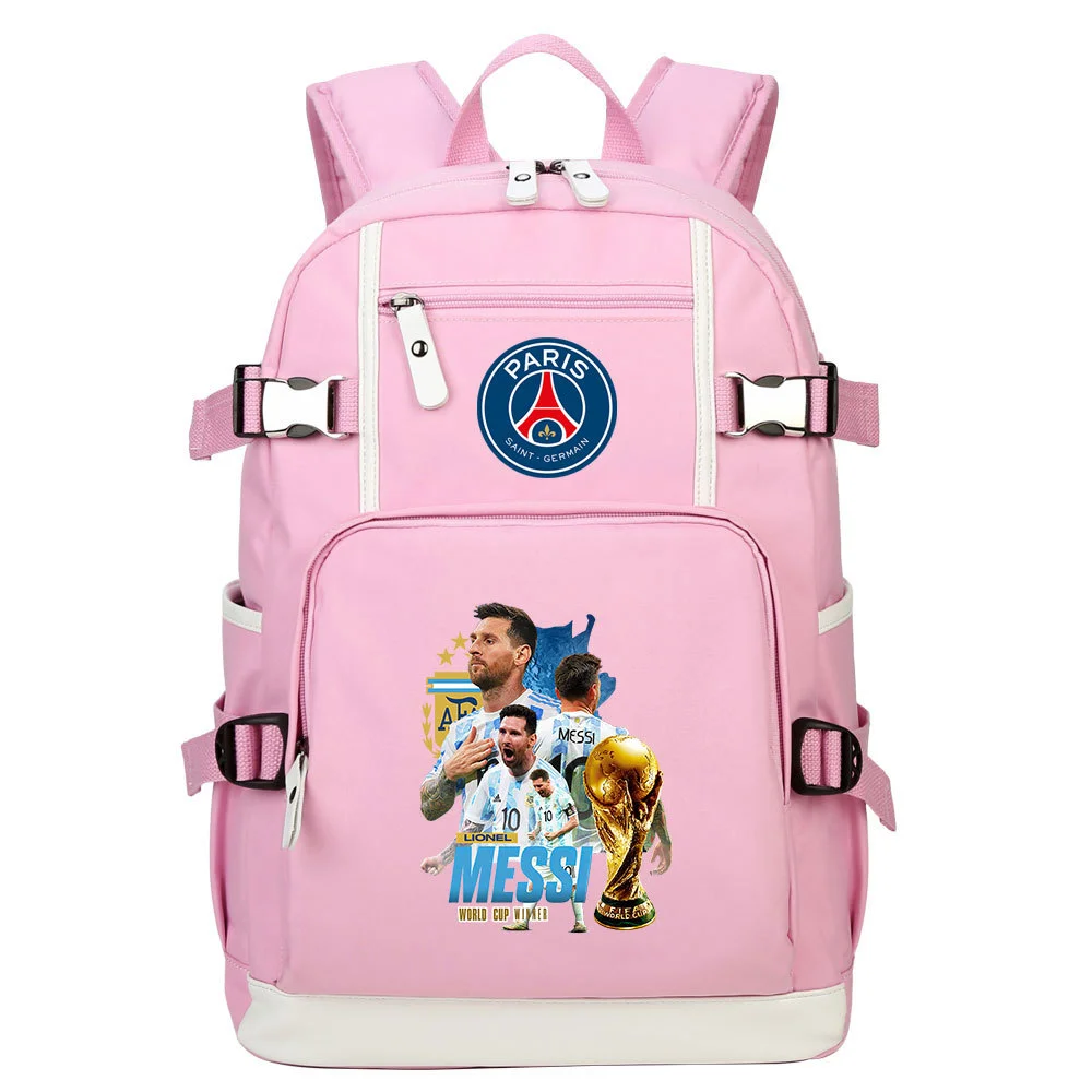 Buzzdaisy Get Your Child Ready for School with Lionel Messi Themed Backpack - Fits 15-Inch Laptop!