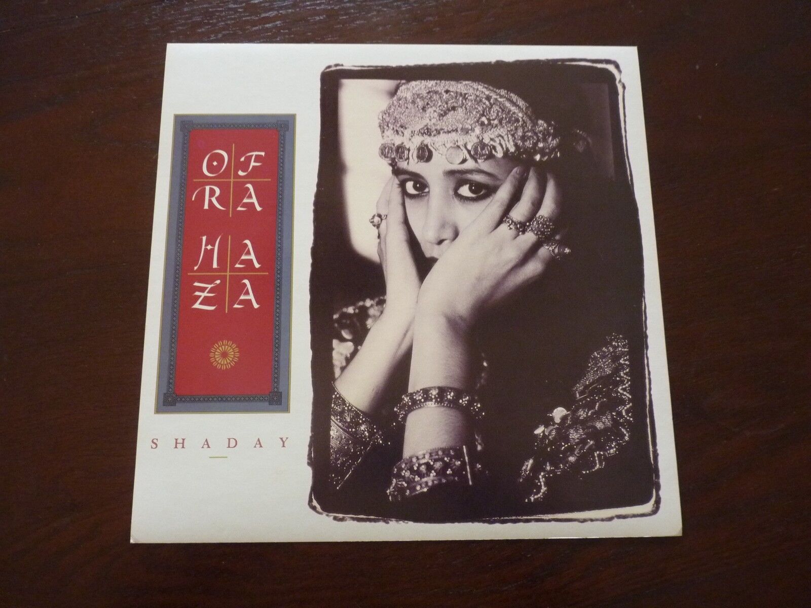 Ofra Haza Shaday Promo LP Record Photo Poster painting Flat 12x12 Poster