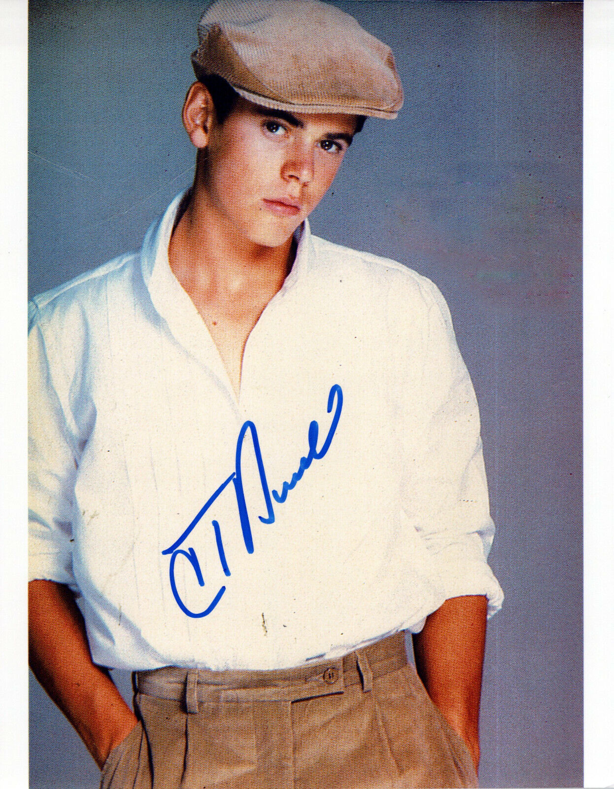 C. Thomas Howell head shot autographed Photo Poster painting signed 8x10 #7