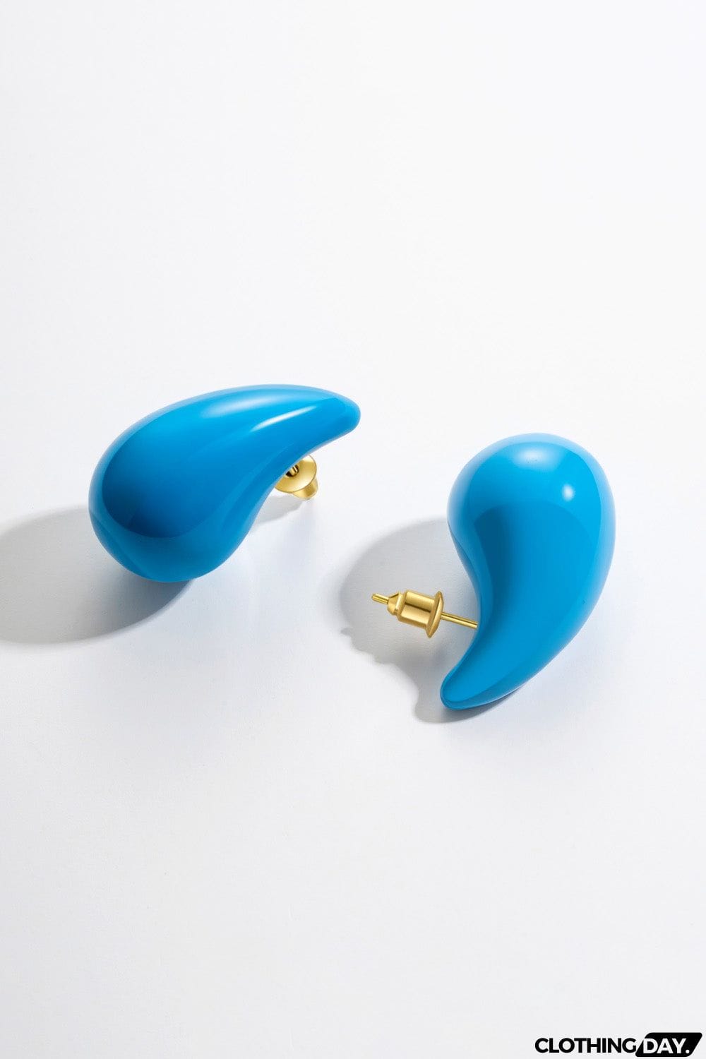 Big Size Water Drop Brass Earrings